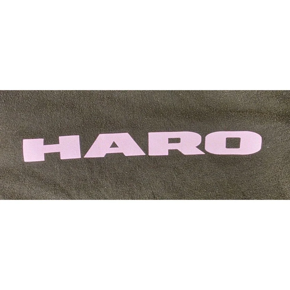 Haro Bikes Saguaro T Shirt BMX Freestyle Black Purple Mens Medium